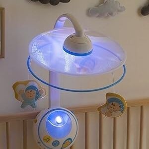 Chicco Musical Baby Mobile with Lights and Hanging Toys